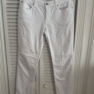 Women's Slim White Jeans